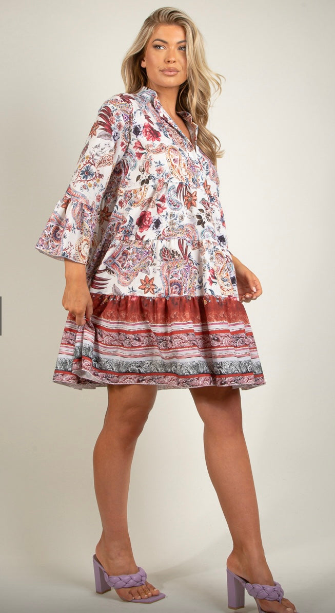 Paisley 2024 smock dress