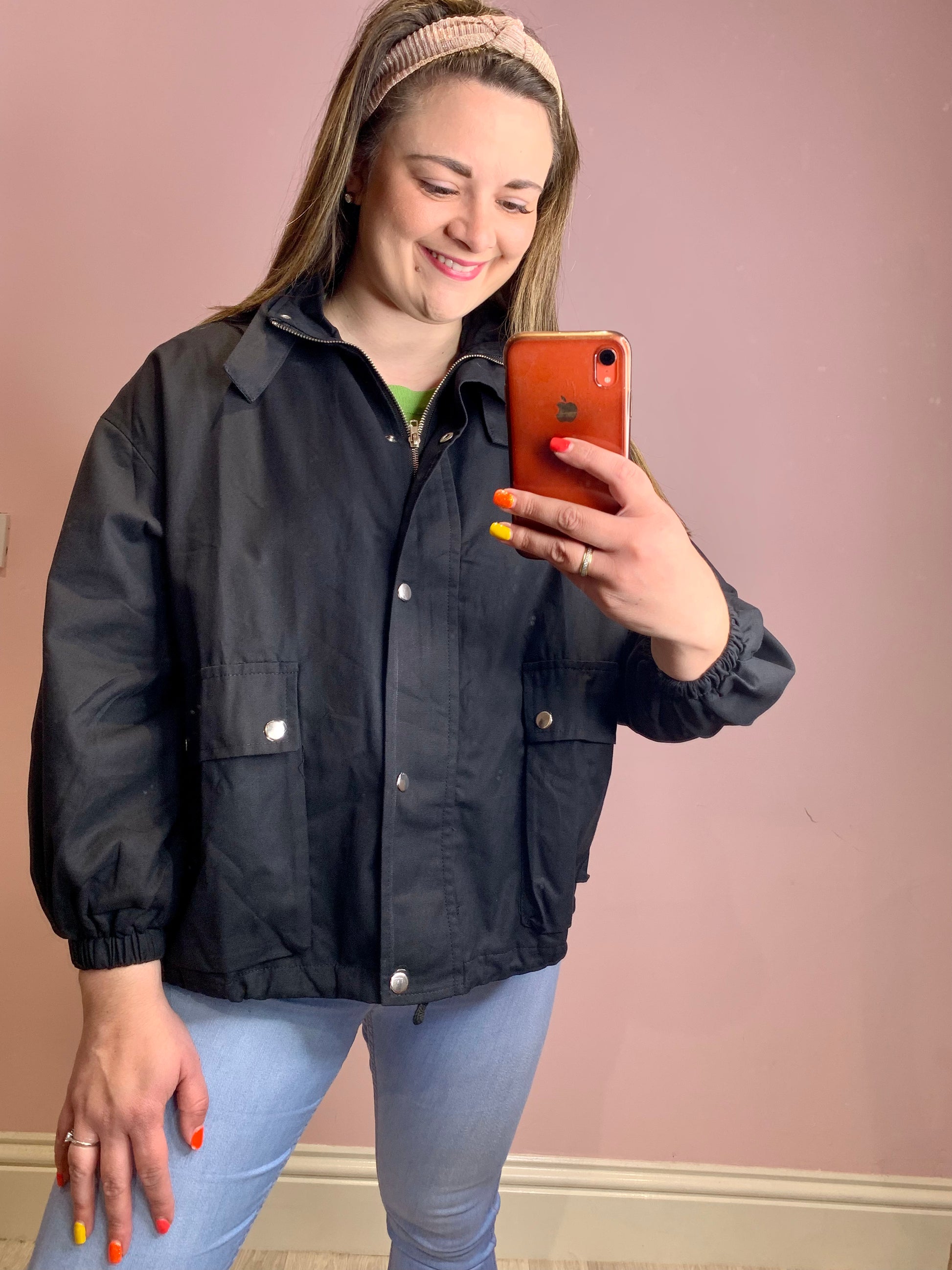 Cargo on sale jacket women